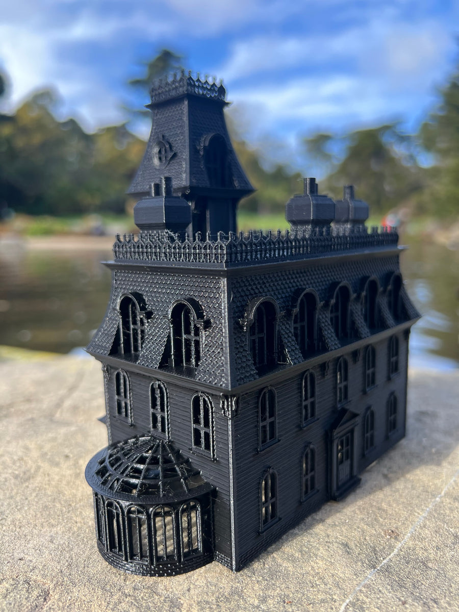 Small Gray Miniature #37 N-Scale Addams Family Mansion Wednesday Victo –  Gold Rush Bay