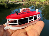 COLOR HO-Scale Passenger Cruise Boat “The Gold Queen” Miniature Ship Jungle Tour Excursion w/Seating