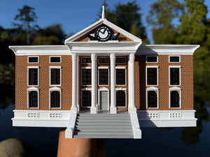 Color Miniature N-Scale Hill Valley Courthouse Built Clock Tower Assembled