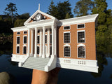 Color Miniature N-Scale Hill Valley Courthouse Built Clock Tower Assembled