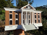 Color Miniature N-Scale Hill Valley Courthouse Built Clock Tower Assembled