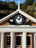 Color Miniature HO-Scale Hill Valley Courthouse Built Clock Tower Assembled