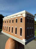 Small Miniature COLOR N-Scale Stars Hollow High School Civic Building Assembled