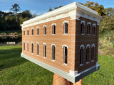 Miniature COLOR HO-Scale 1/87 scale Stars Hollow High School Civic Building Assembled