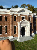 Miniature COLOR HO-Scale 1/87 scale Stars Hollow High School Civic Building Assembled