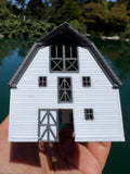 Miniature COLOR N-Scale Yellowstone Ranch Barn #1 Built Assembled Old West