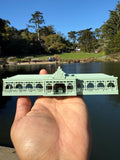 Miniature N-Scale Riverboat Dockhouse Theme Park