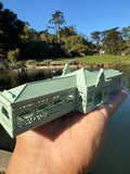 Miniature N-Scale Riverboat Dockhouse Theme Park