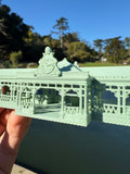 Miniature N-Scale Riverboat Dockhouse Theme Park