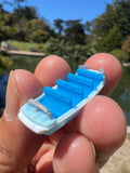 N-Scale COLOR Miniature Small Boat World Tour Theme Park Ride Built w/Seating