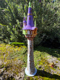 Miniature COLOR N-Scale Rapunzel Tower Built Assembled Fantasy #12