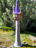 Miniature COLOR N-Scale Rapunzel Tower Built Assembled Fantasy #12