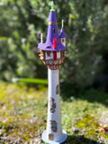 Miniature COLOR N-Scale Rapunzel Tower Built Assembled Fantasy #12