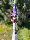 Miniature COLOR N-Scale Rapunzel Tower Built Assembled Fantasy #12