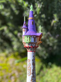 Miniature COLOR N-Scale Rapunzel Tower Built Assembled Fantasy #12