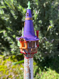 Miniature COLOR N-Scale Rapunzel Tower Built Assembled Fantasy #12