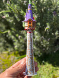 Miniature COLOR N-Scale Rapunzel Tower Built Assembled Fantasy #12