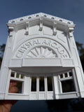 Large O-Scale Victorian Main Street Crystal Arcade Facade Miniature Built 1:48 by Gold Rush Bay