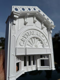 Large O-Scale Victorian Main Street Crystal Arcade Facade Miniature Built 1:48 by Gold Rush Bay