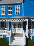 Miniature COLOR HO-Scale Lorelai House plus Garage Victorian Mansion Built Assembled w/ Garage Stars Hollow