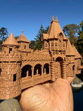 Miniature N-Scale Brown COLOR Evil Queen’s Castle Theme Park Attraction building 1/160