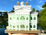 COLOR Small Shipley Haunted Mansion New Orleans Style Southern by GoldRushBay N Scale 1:160