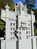 Miniature Gray HO-Scale Hollywood Tower Hotel