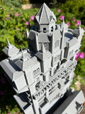 Miniature Gray HO-Scale Hollywood Tower Hotel