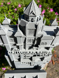 Miniature Gray HO-Scale Hollywood Tower Hotel