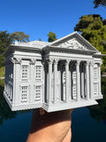 Small Miniature First Bank of the United States Hamilton N-Scale 1:150 Built Model Gray