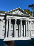 Miniature First Bank of the United States Hamilton HO-Scale 1:87 Built Model Gray