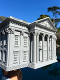 Miniature First Bank of the United States Hamilton HO-Scale 1:87 Built Model Gray