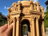 Brown Miniature HO-Scale San Francisco Palace of Fine Arts 1/87