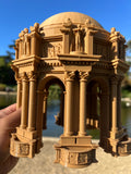 Brown Miniature HO-Scale San Francisco Palace of Fine Arts 1/87