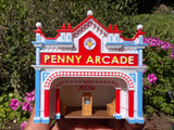 COLOR N-Scale Victorian Main Street Penny Arcade Shop Train Layout 1:160