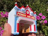 COLOR N-Scale Victorian Main Street Penny Arcade Shop Train Layout 1:160