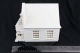 LARGE O-Scale Sheriff's Office Jail Assembled Built Including Interiors White by Gold Rush Bay