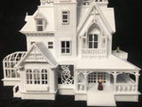 Miniature N-Scale Practical Magic Victorian House Built and Assembled